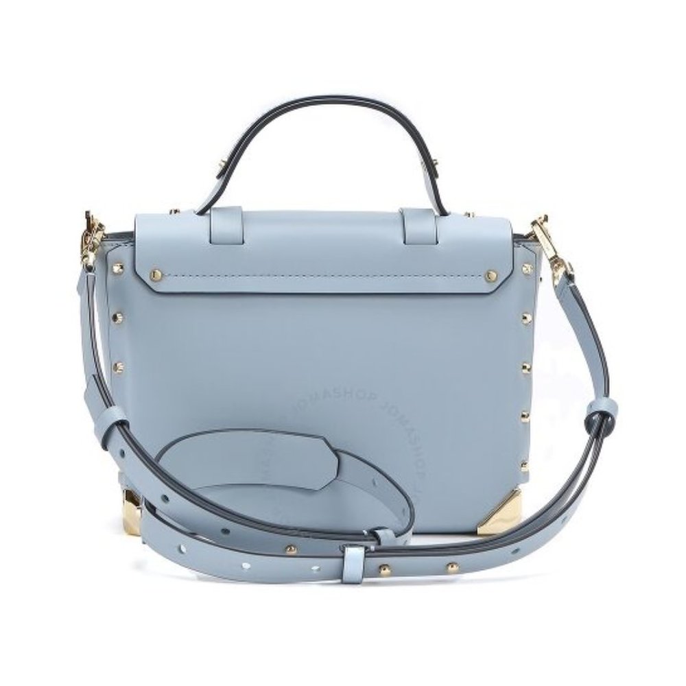 💲SOLD💲NWT MICHAEL KORS Manhattan Leather Satchel - Picture 3 of 12